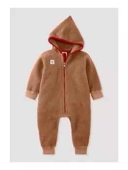 Комбинезон Hessnatur Wollfleece, цвет terrabraun