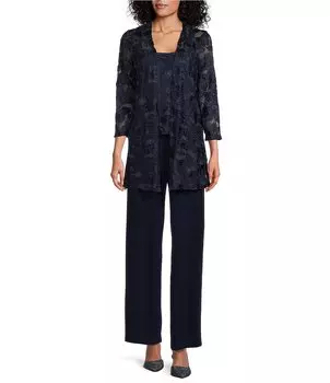 Комбинезон и куртка с квадратным вырезом и рукавами 3/4 Marina, комплект из 2 предметов, синий