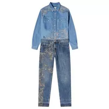 Комбинезон Isabel Marant Imane Jumpsuit, синий