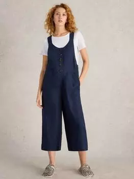 Комбинезон из чистого льна viola White Stuff, темно-синий