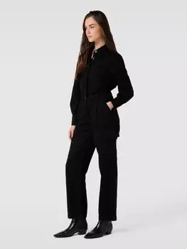 Комбинезон из цветного денима модель 'IVETE' Mango, антрацит