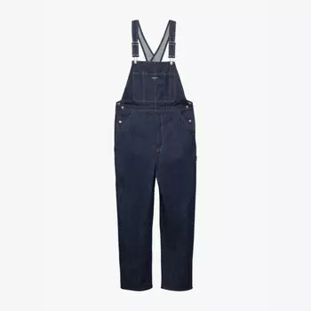 Комбинезон из денима с кромкой Prada, синий