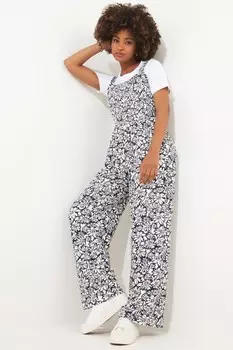 Комбинезон из джерси с цветочным узором Joe Browns, серый