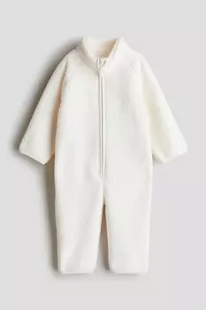 Комбинезон из флиса H&M, белый