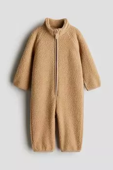 Комбинезон из флиса H&M, бежевый