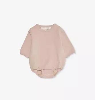 Комбинезон из хлопчатобумажного трикотажа 0-6 месяцев H&M Adorables, бежевый