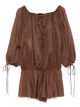 Комбинезон из хлопка ANDAMANE The Andamane, коричневый