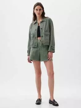 Комбинезон из хлопка Gap, цвет sage green