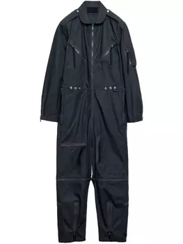 Комбинезон из хлопка Prada, серый