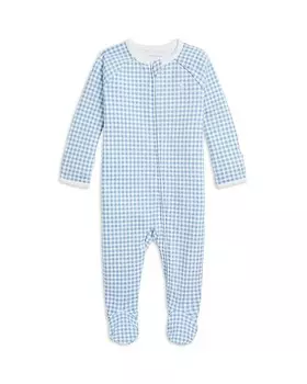 Комбинезон из хлопка с принтом в клетку для мальчиков - для малышей Ralph Lauren, синий