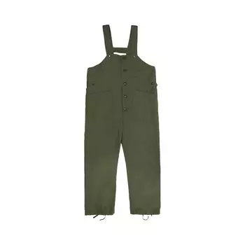 Комбинезон из хлопка с рипстопом Engineered Garments, цвет Оливковый