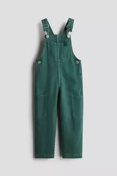 Комбинезон из хлопкового твила H&M, зеленый