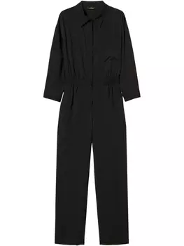 Комбинезон из крепдешина TWINSET, черный