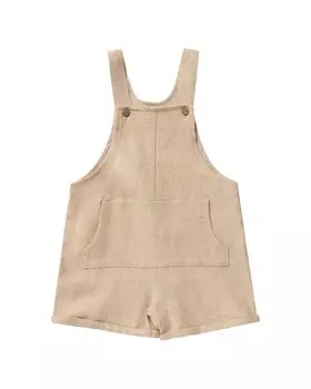 Комбинезон из льна Rylee + Cru Collective Billie, коричневый