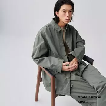 Комбинезон из матового твила Мужской PLST, зеленый