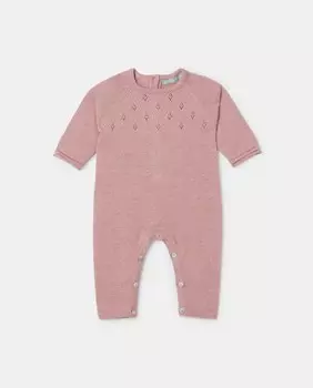 Комбинезон из несшитого кашемирового трикотажа Coconut El Corte Ingls, розовый