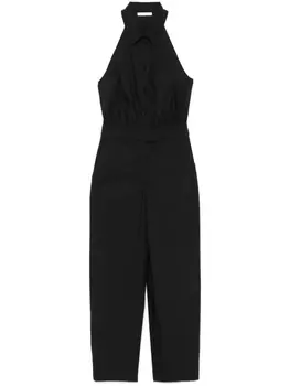 Комбинезон из поплина Patrizia Pepe, черный