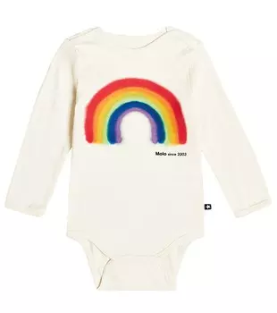 Комбинезон из смесового хлопка с принтом baby foss Molo, мультиколор