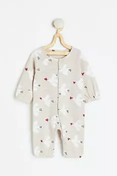 Комбинезон из тонкого трикотажа H&M, серый
