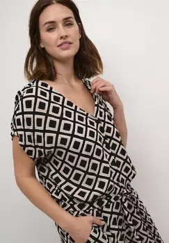 Комбинезон KAMILLE AMBER PRINTED Kaffe, черный