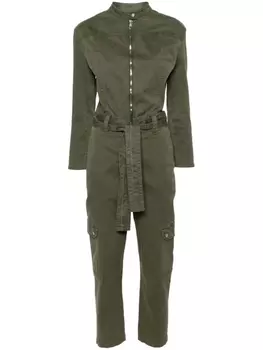 Комбинезон карго Dantonia на молнии BOSS, зеленый