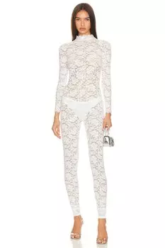 Комбинезон Kim Shui Lace, белый