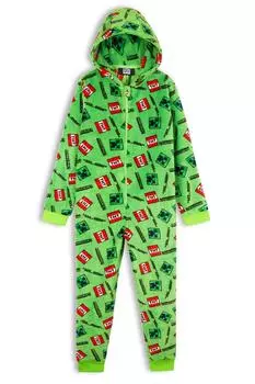 Комбинезон-комбинезон TNT Minecraft, зеленый