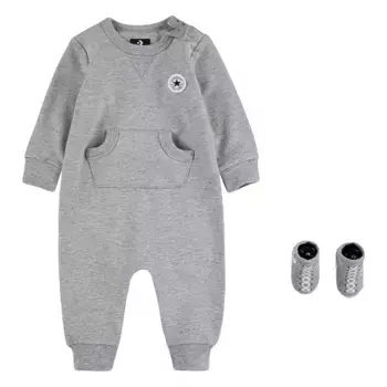 Комбинезон-конверс "LIL CHUCK COVERALL W/ SOCK BOOTIE S" (комплект) Converse, серый