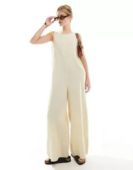 Комбинезон-кюлот с круглым вырезом ASOS DESIGN
