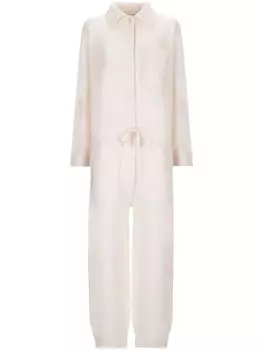 Комбинезон Laneus в рубчик, белый