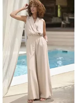 Комбинезон LASCANA, цвет puder