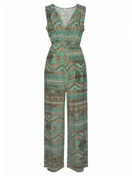 Комбинезон LASCANA, цвет trkis/bedruckt