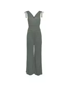 Комбинезон Lascana Tie-Shoulder, хаки