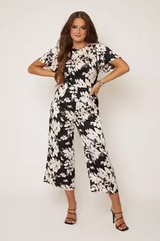 Комбинезон Laura с кюлотами и расклешенной спиной Girl In Mind, мультиколор