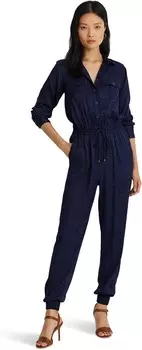 Комбинезон LAUREN Ralph Lauren Paisley Jacquard Jumpsuit, цвет Refined Navy