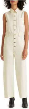 Комбинезон Levi's Womens Sleeveless Jumpsuit, цвет Go Ecru Or Go Home