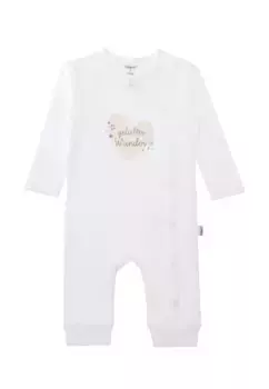 Комбинезон Liliput "Beloved Miracle" с практичной планкой на кнопках, белый