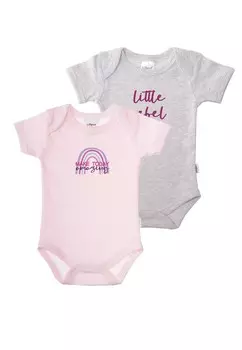 Комбинезон Liliput MAKE TODAY AMAZING, серый/розовый/розовый