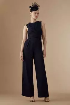 Комбинезон Lisa Tan с запахом спереди на талии Coast, темно-синий