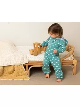 Комбинезон Little Green Radicals Wende Fluffy Cloud, синий