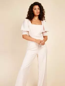 Комбинезон Little Mistress в клетку, цвет экрю