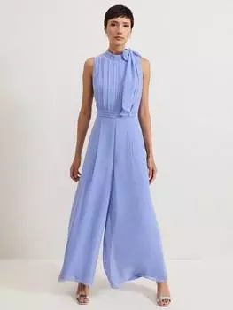 Комбинезон люси с галстуком на шее Phase Eight, синий