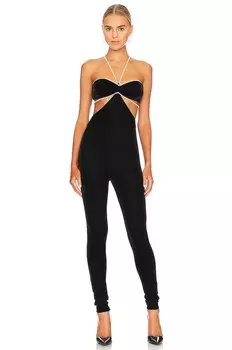 Комбинезон MAJORELLE Amore Catsuit, черный
