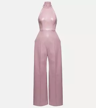 Комбинезон Malen из искусственной кожи ALEX PERRY, розовый