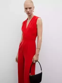 Комбинезон Mango Aty Sleevless, красный