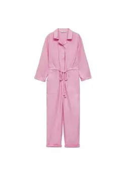 Комбинезон MANGO Jumpsuit Nia, розовый