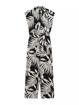 Комбинезон MANGO Jumpsuit Rolanda, черный