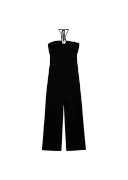 Комбинезон MANGO Jumpsuit Sure, черный