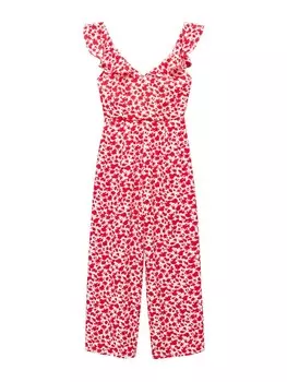 Комбинезон MANGO Jumpsuit Trinidad, красный