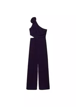 Комбинезон Mango Melie, темно фиолетовый